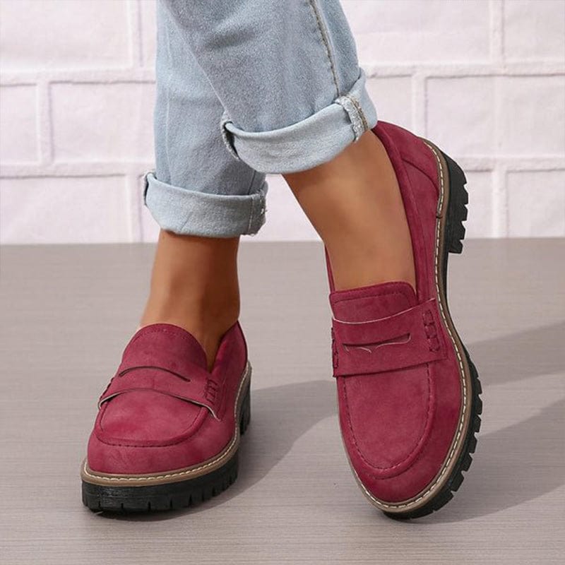 Babs - Suede Loafers