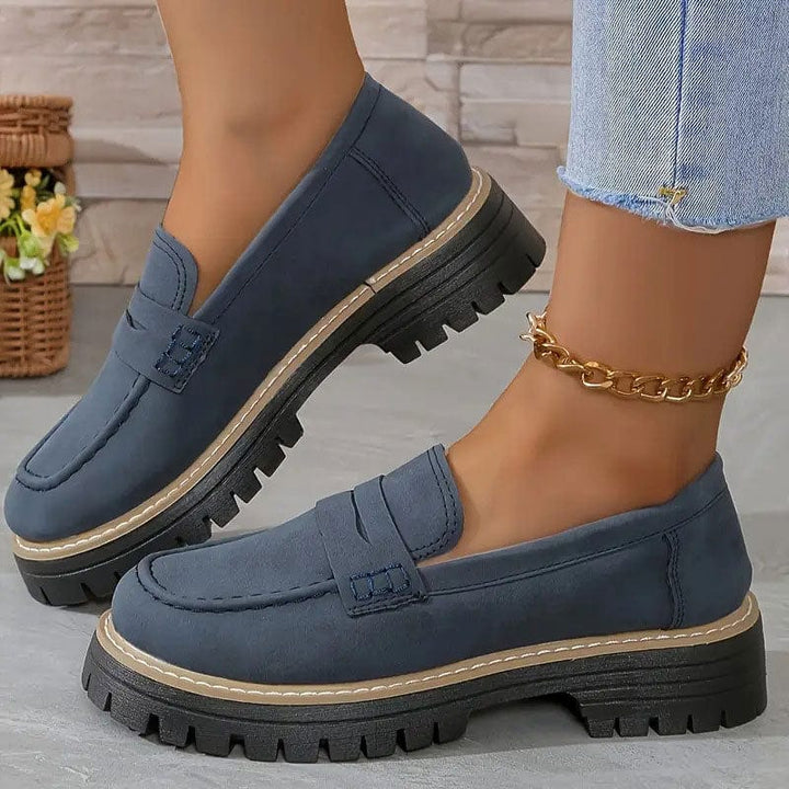 Babs - Suede Loafers
