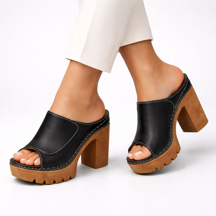 Lena – Chunky Platform Heels