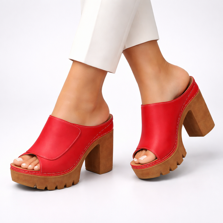Lena – Chunky Platform Heels