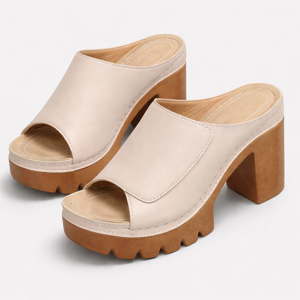 Lena – Chunky Platform Heels