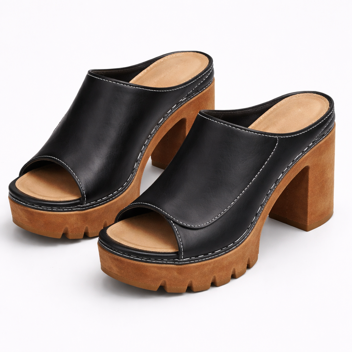Lena – Chunky Platform Heels
